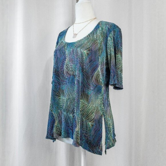 Y2K Asymmetrical Hem Blouse - Picture 3 of 6